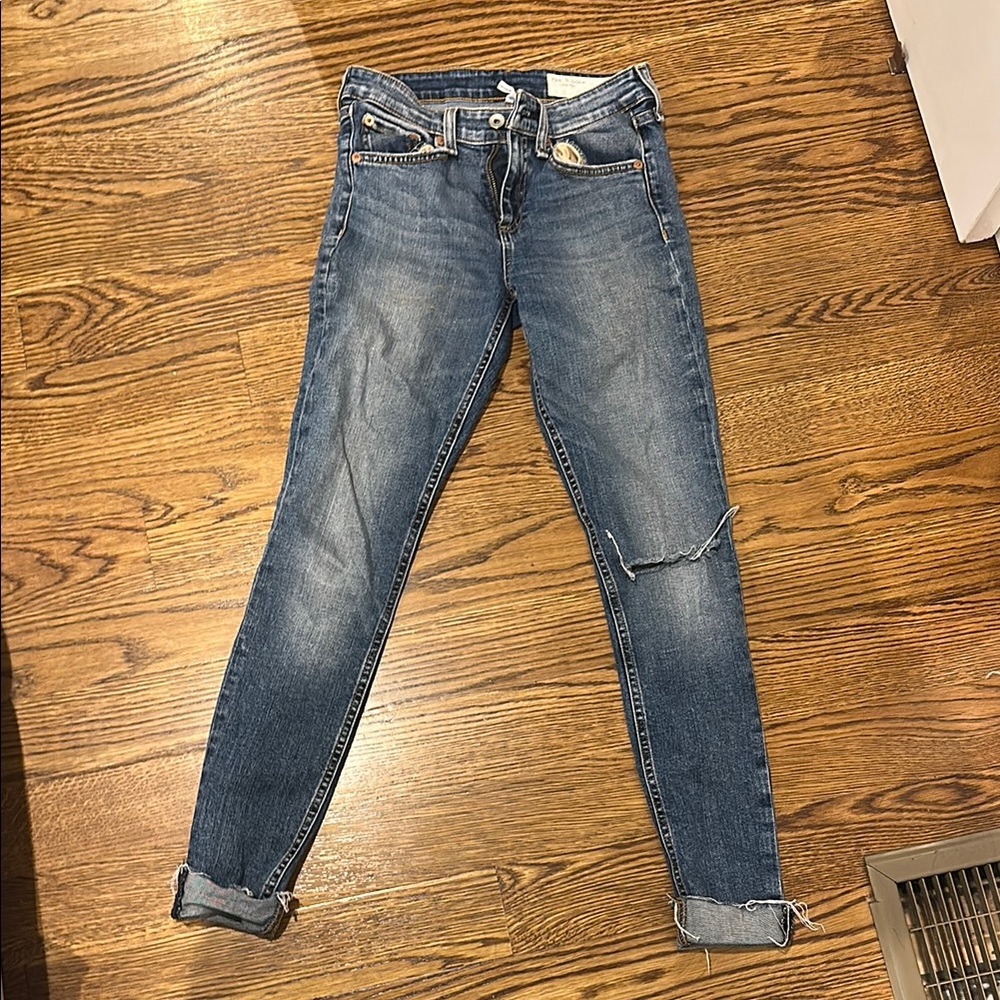 rag & bone Blue Skinny Jeans